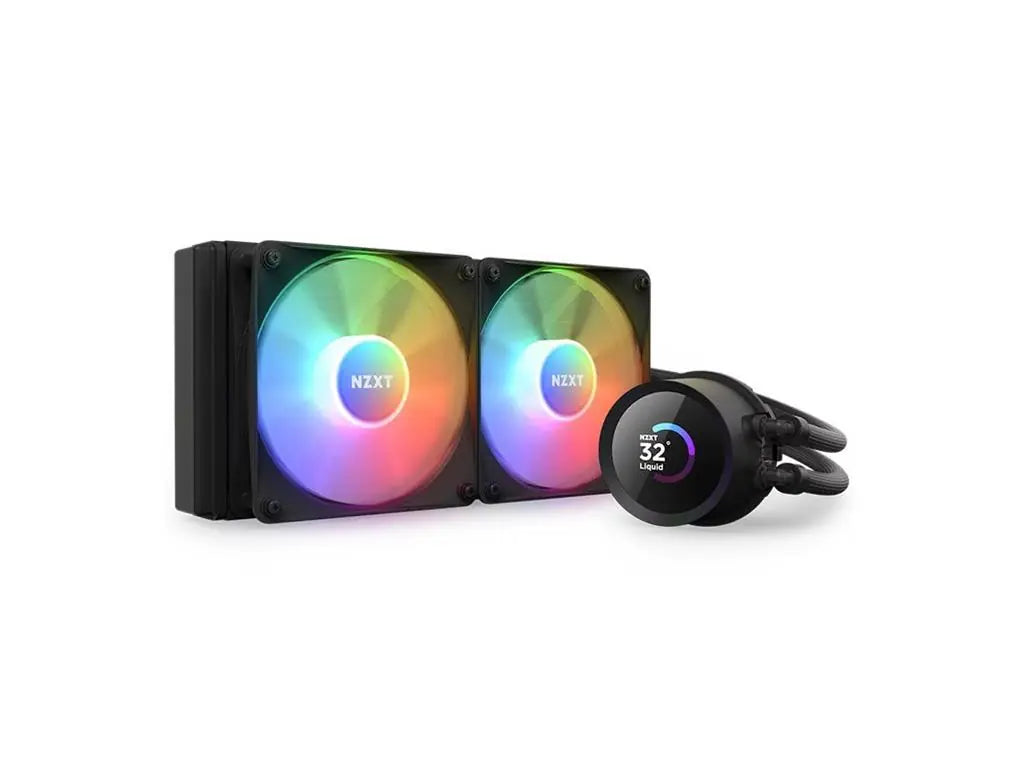 Water Cooler P/ Processador Nzxt Kraken 240 Rgb P/ Intel/Amd Preto - Rl-Kr240-B1