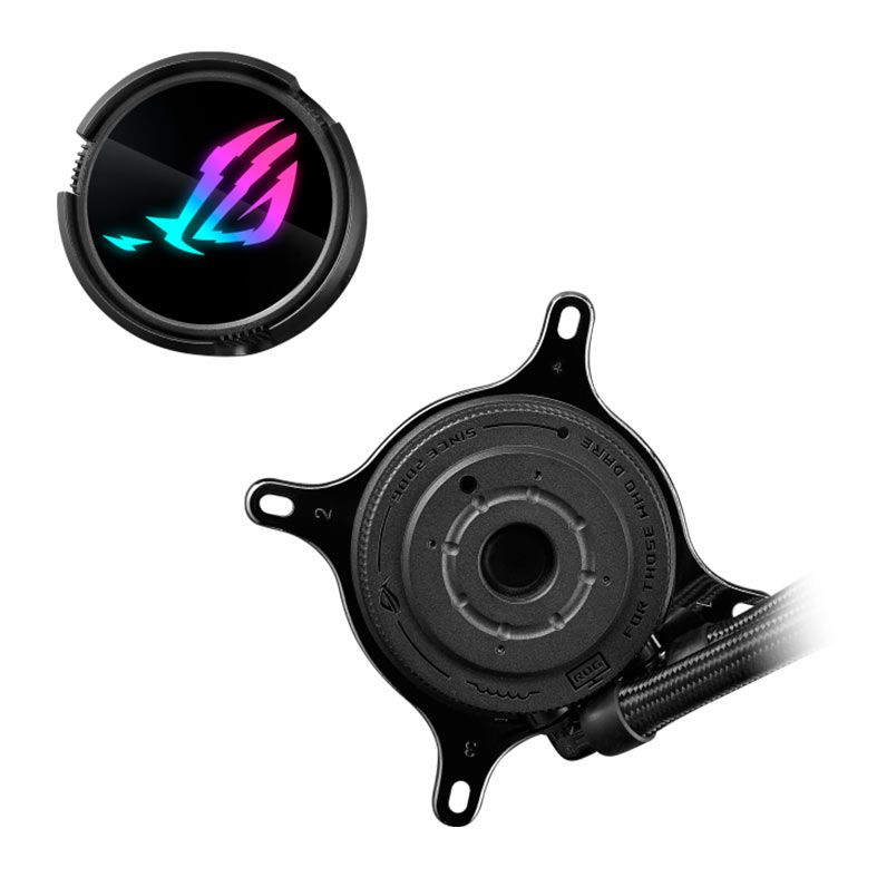 Water Cooler P Processador Asus Rog Strix Lc Iii 240mm Argb P IntelAmd Branco - 90rc00s2-M0uay0