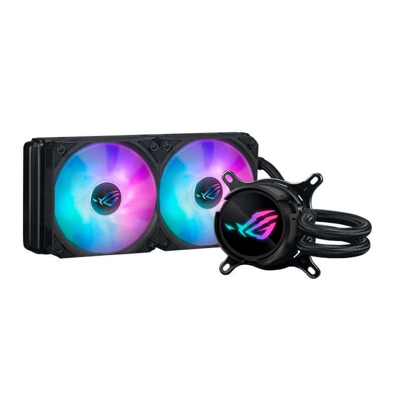 Water Cooler P Processador Asus Rog Strix Lc Iii 240mm Argb P IntelAmd Branco - 90rc00s2-M0uay0