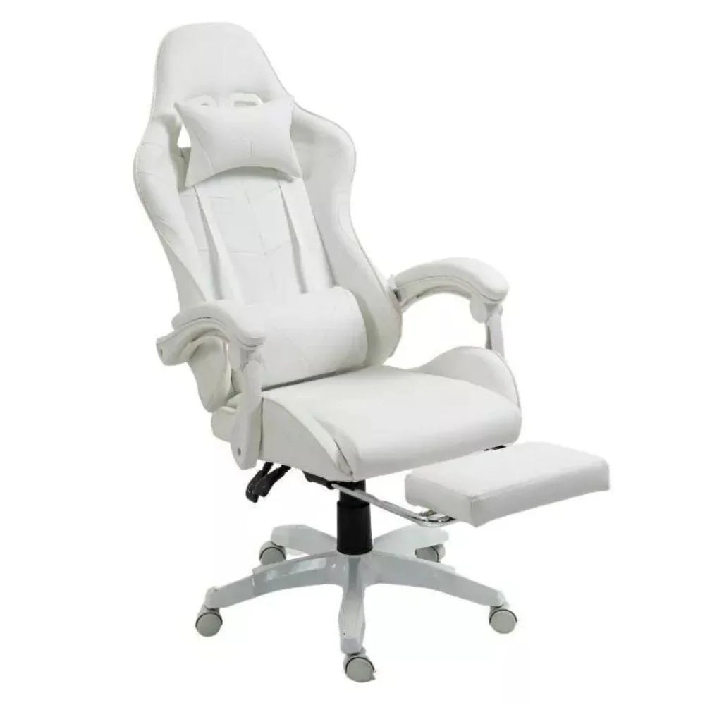 Cadeira Gamer Prizi Canvas - Branca