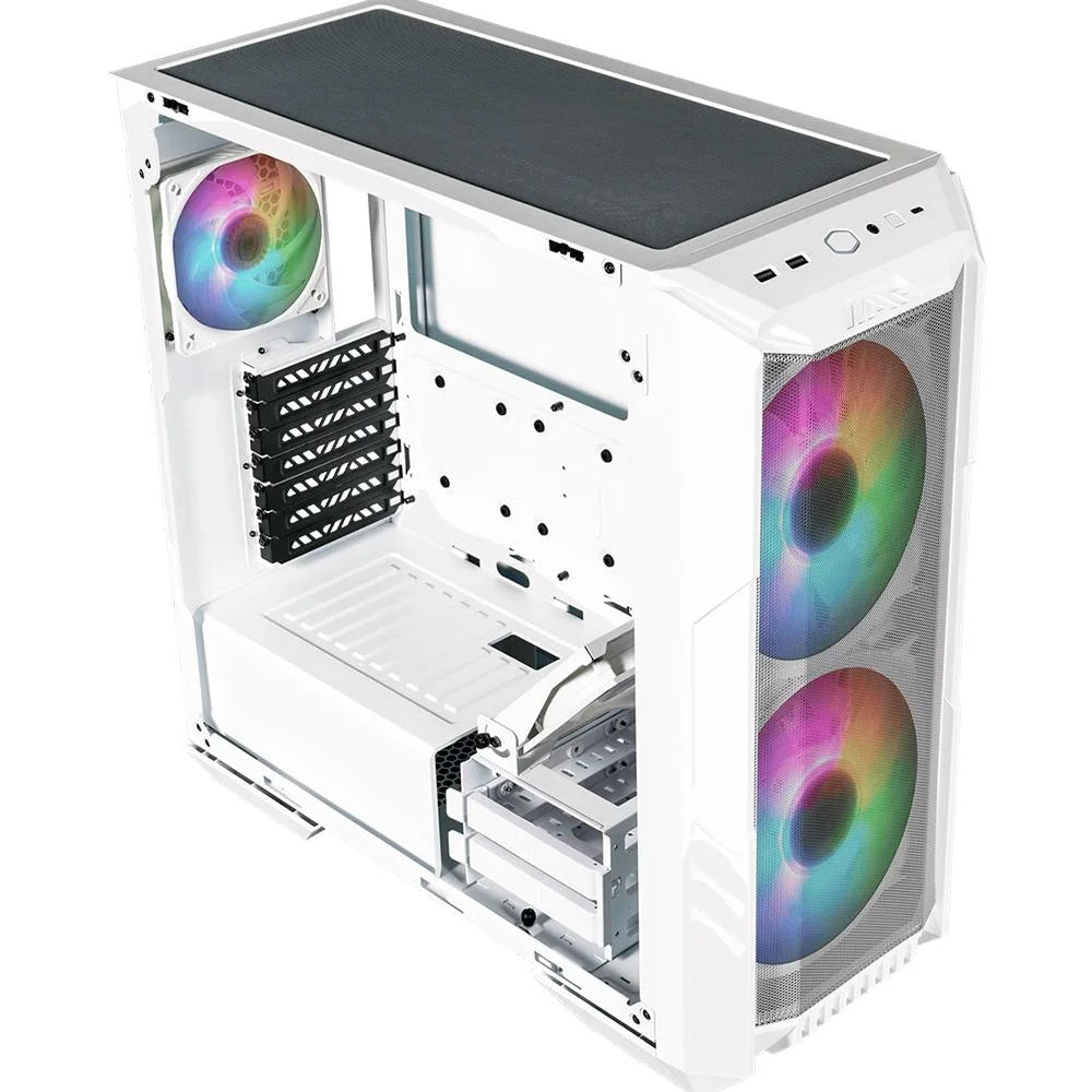 Gabinete Cooler Master Mastercase Haf 500 Branco Lateral de Vidro Mini Itx/Micro Atx/Atx/E-Atx - H500-Wgnn-S00
