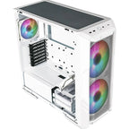 Gabinete Cooler Master Mastercase Haf 500 Branco Lateral de Vidro Mini Itx/Micro Atx/Atx/E-Atx - H500-Wgnn-S00
