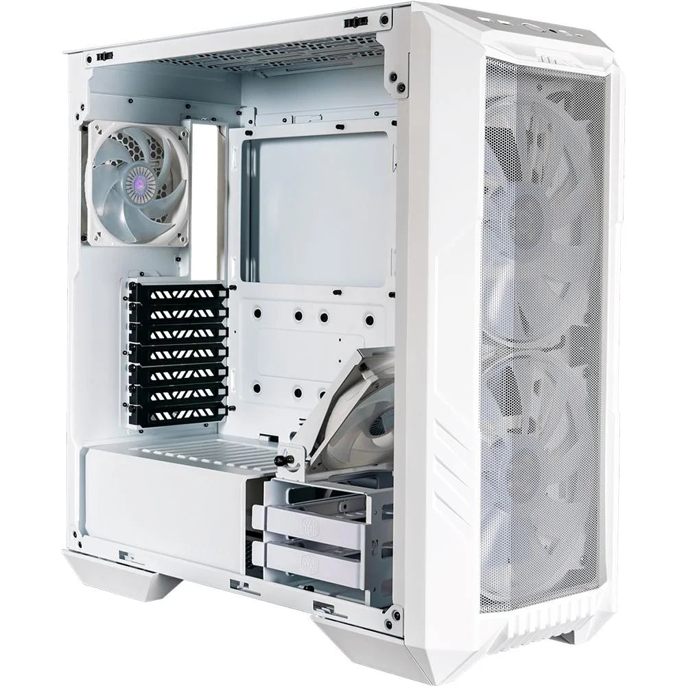 Gabinete Cooler Master Mastercase Haf 500 Branco Lateral de Vidro Mini Itx/Micro Atx/Atx/E-Atx - H500-Wgnn-S00