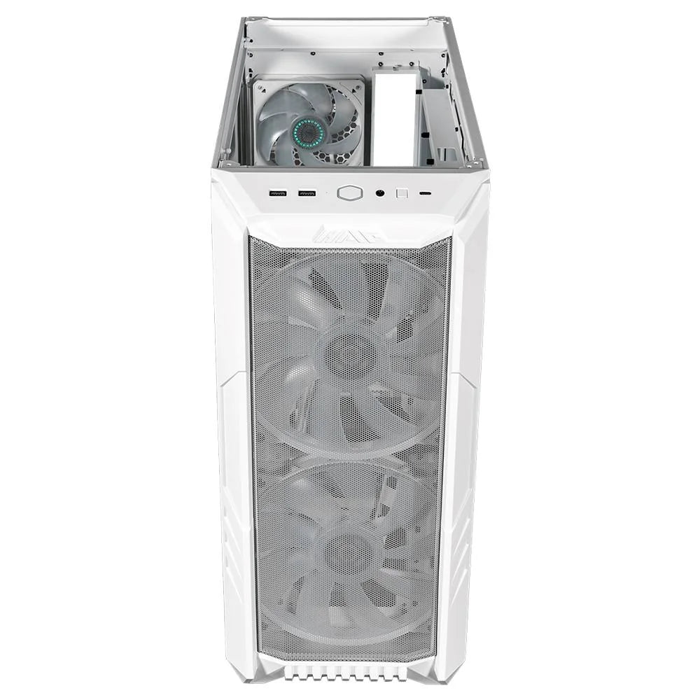 Gabinete Cooler Master Mastercase Haf 500 Branco Lateral de Vidro Mini Itx/Micro Atx/Atx/E-Atx - H500-Wgnn-S00