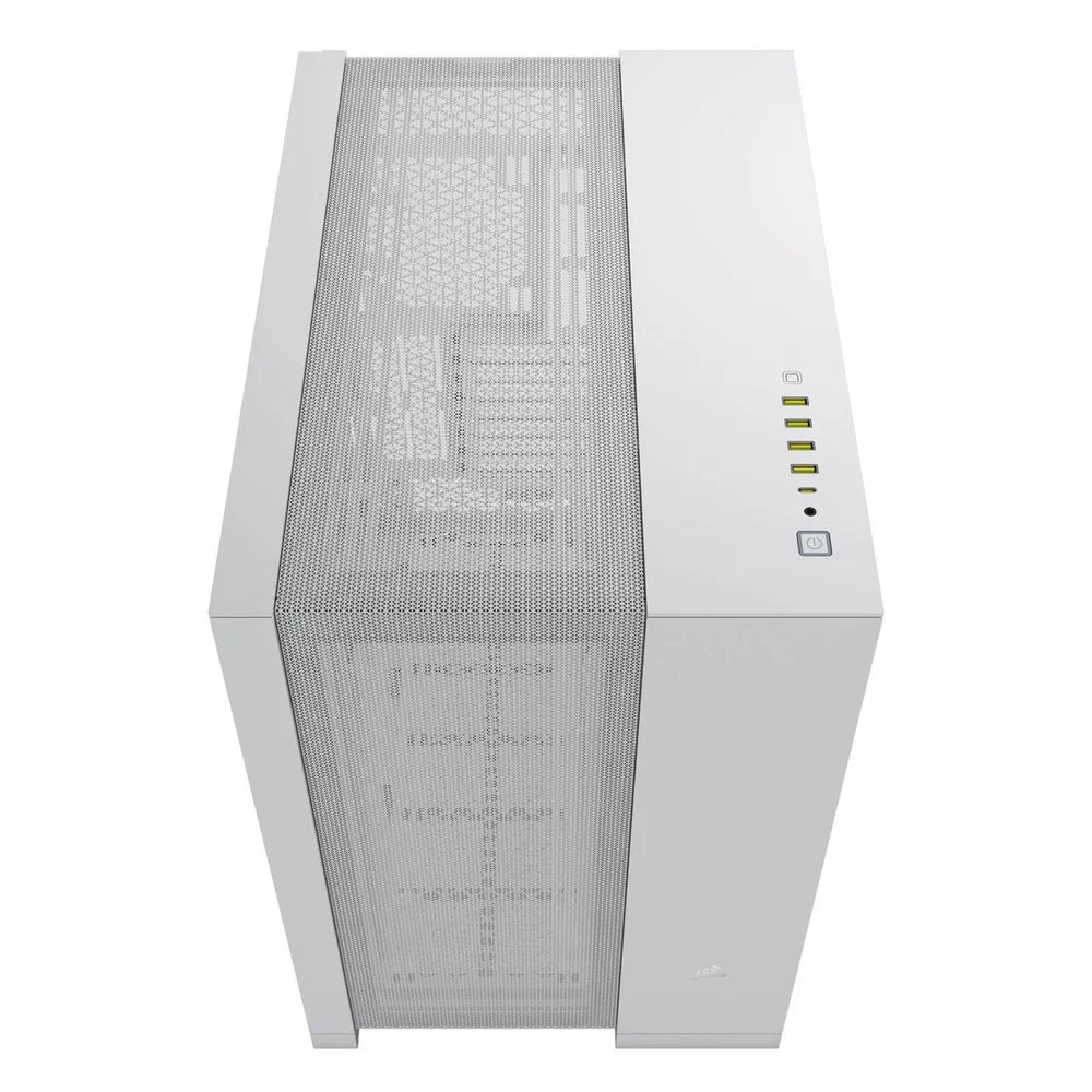 Gabinete Gamer Corsair Airflow 6500d Branco Lateral de Vidro Mini-Itx/Micro-Atx/Atx/E-Atx - Cc-9011260-Ww