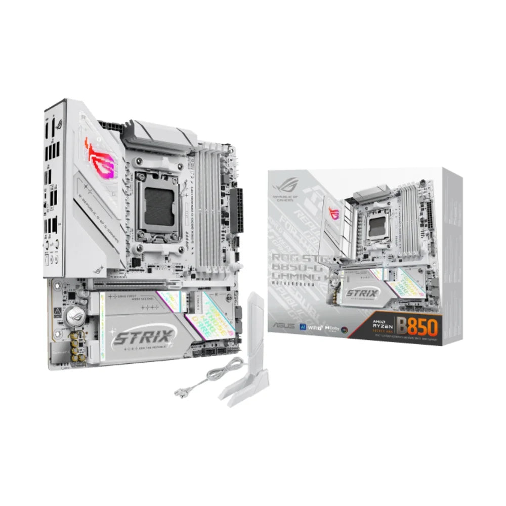 Placa Mae Asus Amd (Am5) Ddr5 Micro Atx - Rog Strix B850-G Gaming Wifi