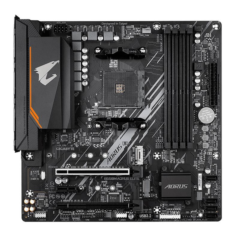 Placa Mae Gigabyte Amd (Am4) Ddr4 Micro Atx - B550m Aorus Elite