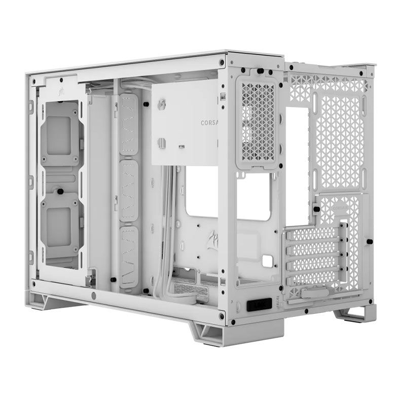 Gabinete Gamer Corsair Airflow 2500d Branco Lateral de Vidro Mini-Itx/Micro-Atx - Cc-9011264-Ww