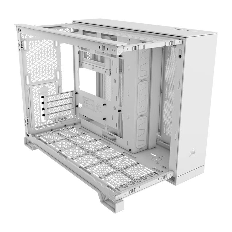 Gabinete Gamer Corsair Airflow 2500d Branco Lateral de Vidro Mini-Itx/Micro-Atx - Cc-9011264-Ww