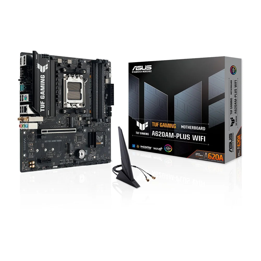 Placa Mae Asus Amd (Am5) Ddr5 Micro Atx - Tuf Gaming A620am-Plus
