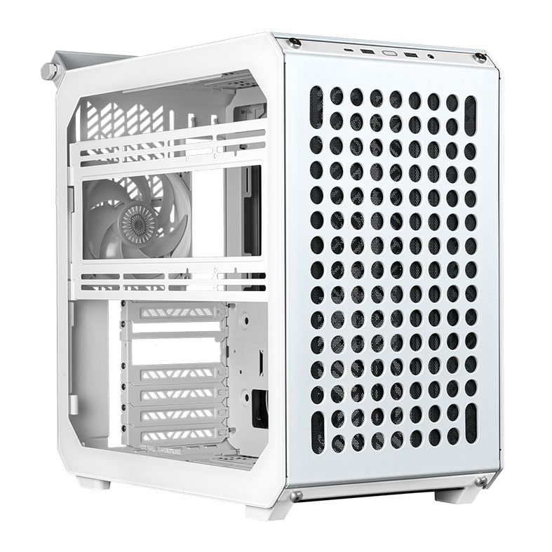 Gabinete Gamer Cooler Master Qube 500 Flatpack Branco Lateral de Vidro ItxMicro AtxAtxE-Atx - Q500-Wgnn-S00