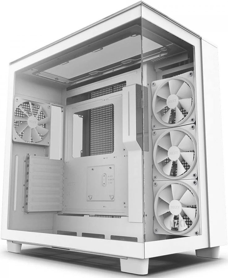 Gabinete Gamer Nzxt H9 Elite Branco Rgb Lateral de Vidro Mini-Itx/Micro-Atx/Atx - Cm-H91ew-01