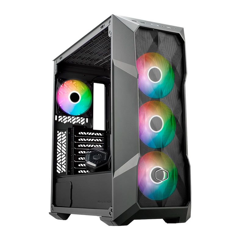 Gabinete Gamer Cooler Master Td500 Max Preto Argb C/Water Cooler e Fonte 850w Gold - Td500v2-Mgnn85-Sl0