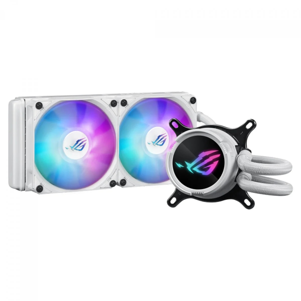 Water Cooler P/ Processador Asus Rog Strix Lc Iii 240mm Argb P/ Intel/Amd Branco - 90rc00s2-M0uay0