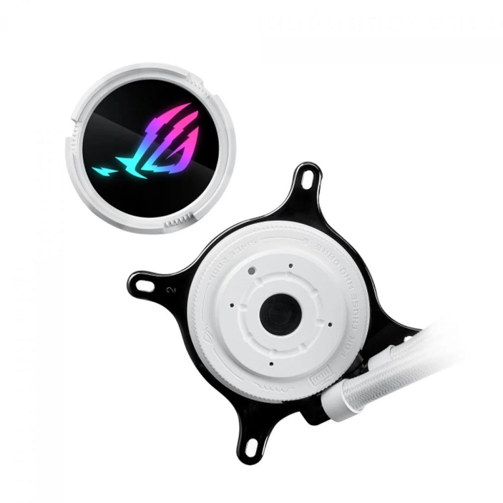 Water Cooler P/ Processador Asus Rog Strix Lc Iii 240mm Argb P/ Intel/Amd Branco - 90rc00s2-M0uay0