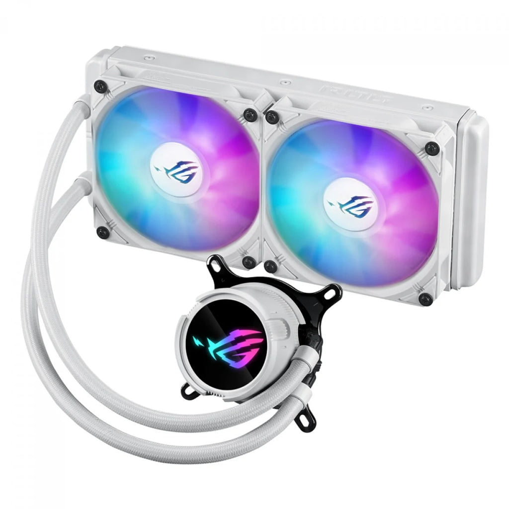 Water Cooler P/ Processador Asus Rog Strix Lc Iii 240mm Argb P/ Intel/Amd Branco - 90rc00s2-M0uay0